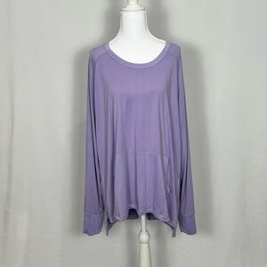 Jones New York Light Lavender Long-Sleeve Performance Pullover